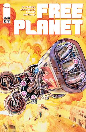 Free Planet #13 CVR B CVR B JED DOUGHERTY cover