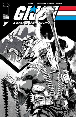 G.I. Joe: A Real American Hero #329 CVR B CVR B LEE WEEKS B&W cover