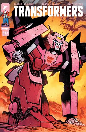 Transformers #33 CVR B CVR B DANIEL WARREN JOHNSON & MIKE SPICER cover