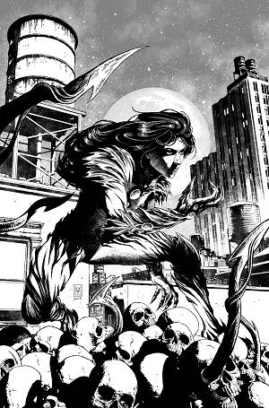 Witchblade #22 CVR D CVR D INC 1:50 VALERIO GIANGIORDANO B&W cover