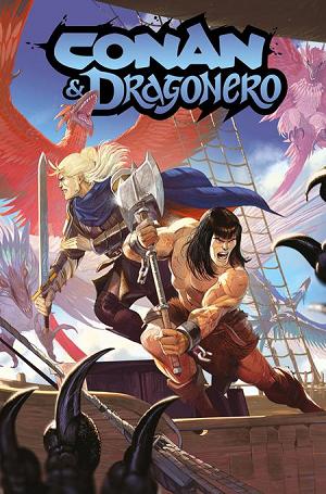 Conan And Dragonero #2 CVR B (OF 7) CVR B LORENZO NUTI cover