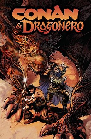 Conan And Dragonero #2 CVR C (OF 7) CVR C FERNANDO DAGNINO FOIL cover