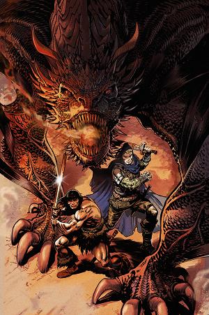Conan And Dragonero #2 CVR D (OF 7) CVR D FERNANDO DAGNINO VIRGIN cover