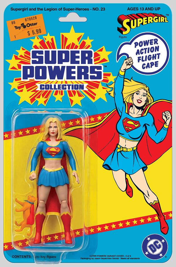 Supergirl And The Legion Of Super Heroes #23 CVR B FACSIMILE EDITION CVR B JASON GEYER & ALEX SAVIUK SUPERGIRL SUPER POWERS CARD STOCK cover