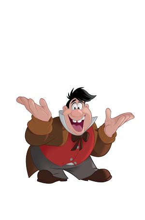 Disney Villains Gaston #4 CVR G CVR G INC 1:15 ANIMATION ART VIRGIN cover