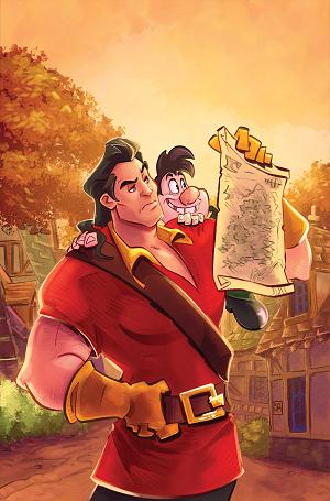 Disney Villains Gaston #4 CVR H CVR H INC 1:20 ALESSANDRO RANALDI VIRGIN cover