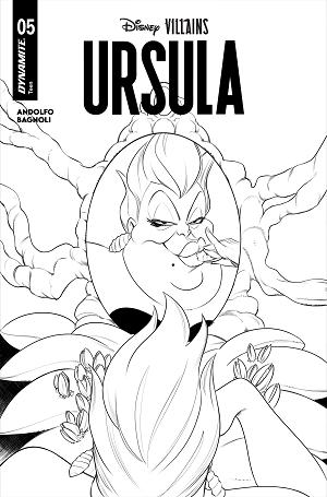 Disney Villains Ursula #5 CVR G CVR G INC 1:10 ROBERT QUINN LINE ART cover