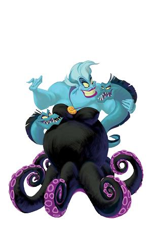 Disney Villains Ursula #5 CVR H CVR H INC 1:15 ANIMATION ART VIRGIN cover