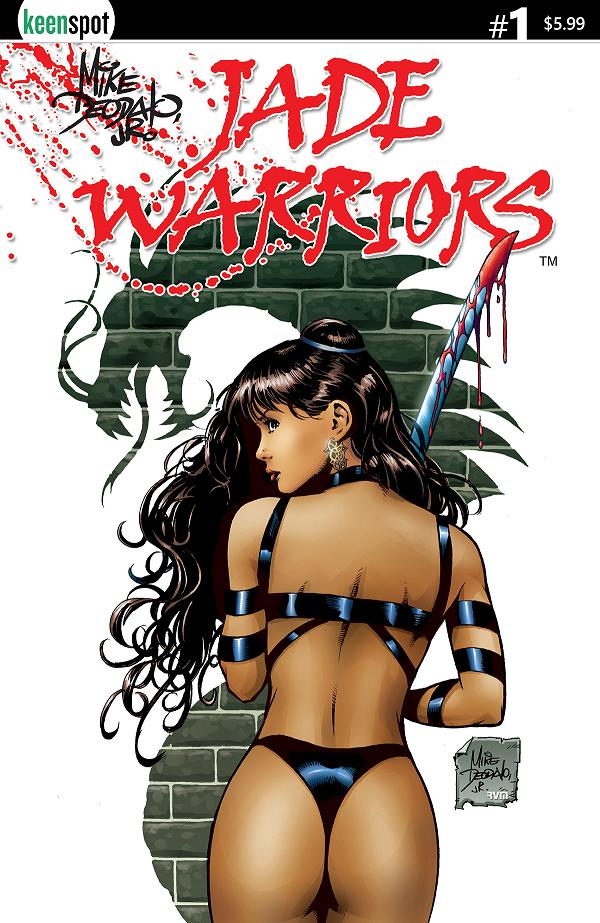 Jade Warriors #1 CVR A MIKE DEODATO BLOODY SWORD cover