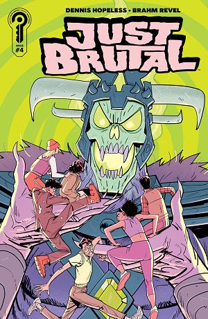 Just Brutal Cover A Brahm Revel #4 Cover A Brahm Revel cover