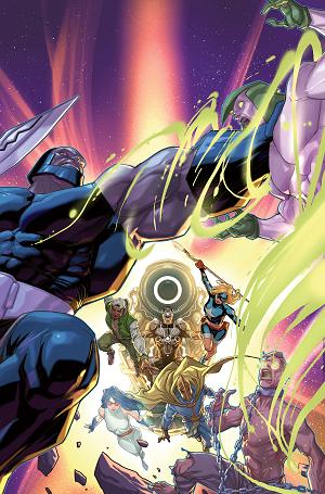 Jsa #21 CVR A PETE WOODS cover