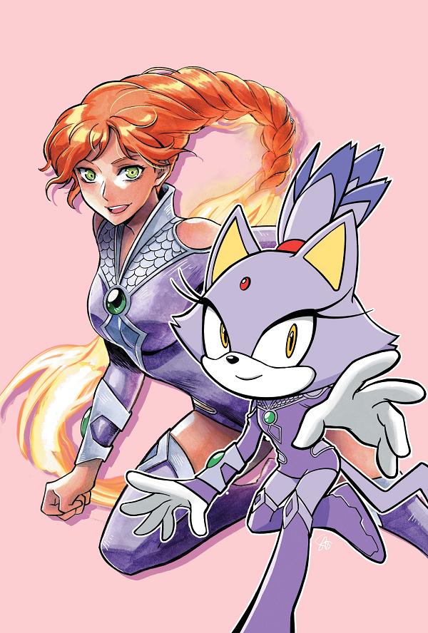 Dc X Sonic The Hedgehog The Metal Legion #3 CVR B (OF 5) CVR B SAOWEE CARD STOCK cover