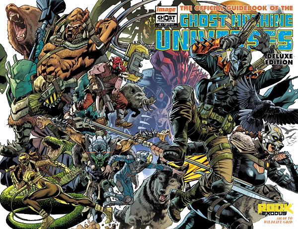 Ghost Machine The Official Guidebook #4 CVR B (OF 5) CVR B BRYAN HITCH & BRAD ANDERSON WRAPAROUND cover