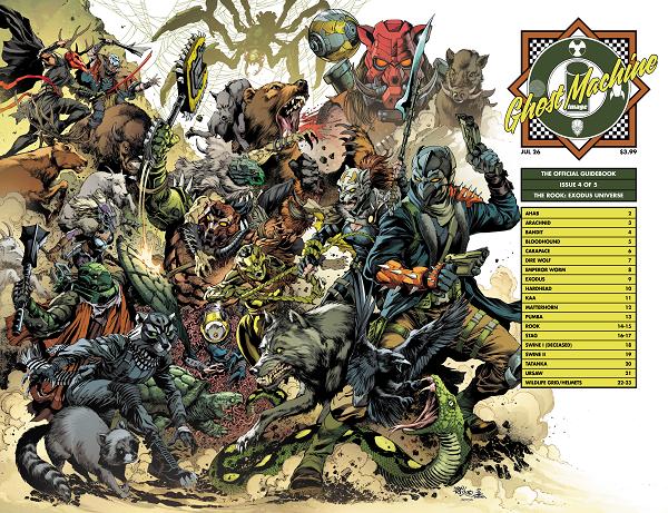 Ghost Machine The Official Guidebook #4 CVR C (OF 5) CVR C IVAN REIS & DANNY MIKI WRAPAROUND cover