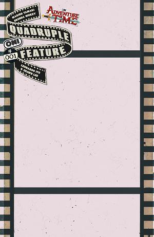Adventure Time Quadruple Feature #1 CVR C (OF 4) CVR C CELLULOID BLANK SKETCH cover