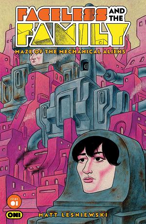 Faceless And The Family Maze Of The Mechanical Aliens #1 CVR C (OF 4) CVR C NOAH BAILEY cover