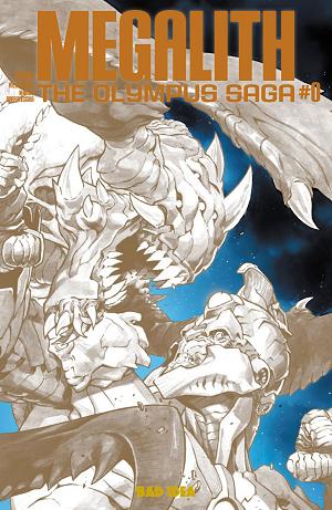 Olympus Saga Megalith #0 CVR F (OF 4) CVR F INC 1:50 JEROME OPENA METALLIC INK cover