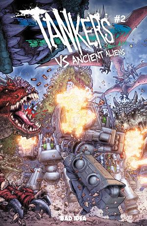 Tankers Vs Ancient Aliens #2 CVR C (OF 4) CVR C JUAN JOSE RYP cover