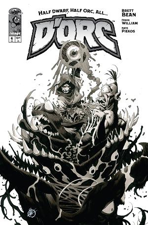 Dorc #6 CVR D CVR D INC 1:50 MATTEO SCALERA B&W cover