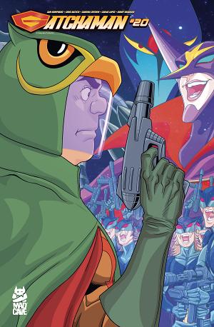 Gatchaman #20 CVR B CVR B CHRIS BATISTA SABRINA CINTRON CONNECTING cover
