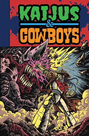 Kaijus & Cowboys #1 CVR B (OF 12) CVR B FERXPAIN EC COMICS HOMAGE cover