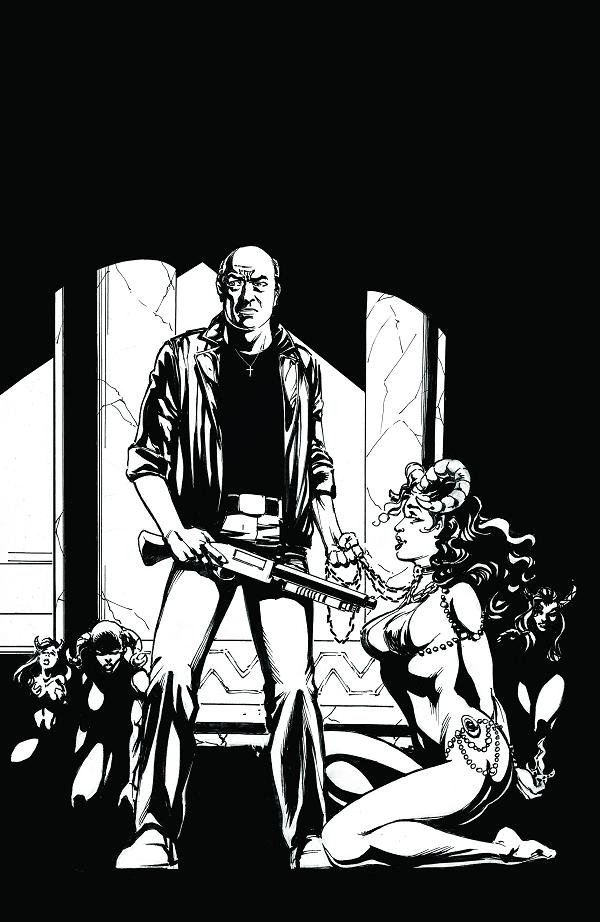 Catching Hell Feat Reggie Bannister #1 variant cover by Greg LaRocque
