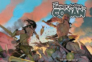 Savage Sword Of Conan #15 CVR D CVR D ESAD RIBIC WRAPAROUND CARDSTOCK cover