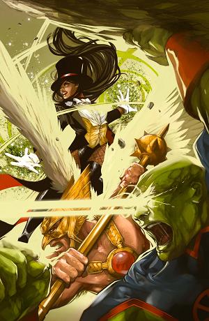 Justice League Unlimited #21 CVR E CVR E DON AGUILLO CARD STOCK cover