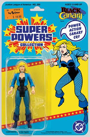 Justice League Of America #200 CVR B FACSIMILE EDITION CVR B JASON GEYER & ALEX SAVIUK BLACK CANARY SUPER POWERS ACTION FIGURE cover
