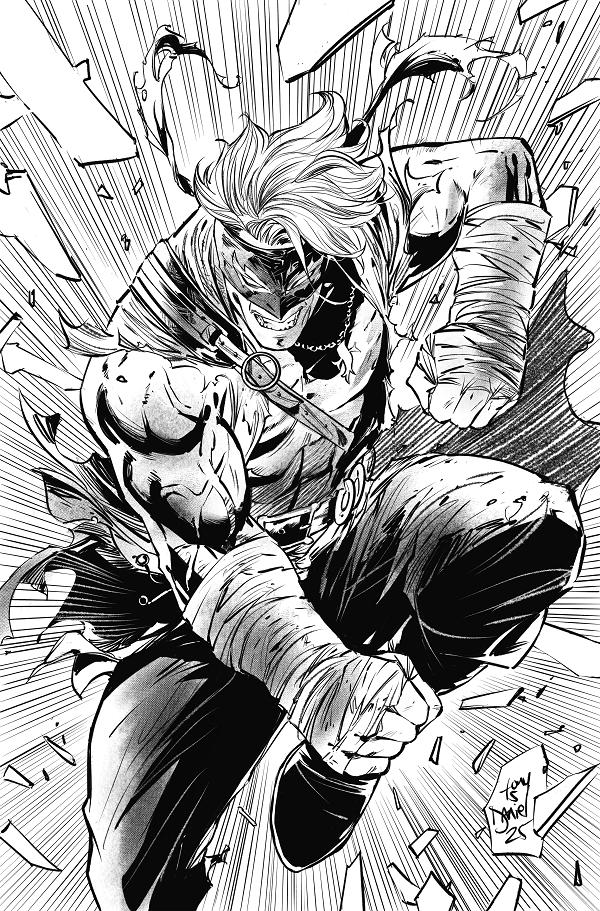 Final Boss #8 CVR F CVR F INC 1:100 TONY DANIEL B&W VIRGIN FOIL cover