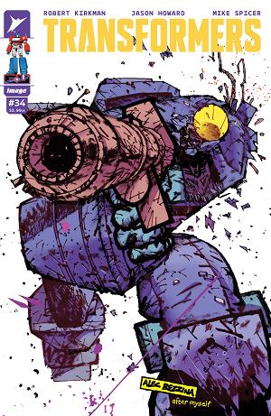 Transformers #34 CVR E CVR E INC 1:50 ALEC BEZZINA cover