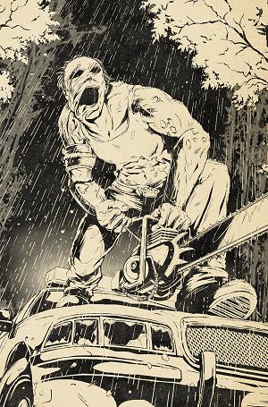 Dead By Daylight The Hillbilly #4 CVR B FLOPS VIRGIN INKS CARDSTOCK (MR) cover