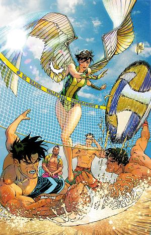 Dcs Hawk-Girl Summer #1 CVR A GUILLEM MARCH cover
