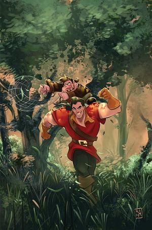 Disney Villains Gaston #5 CVR H CVR H INC 1:20 ALESSANDRO RANALDI VIRGIN cover