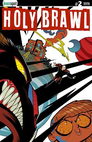 Holy Brawl #2 CVR B (OF 5) CVR B ATHILA FABBIO HOLOFOIL cover