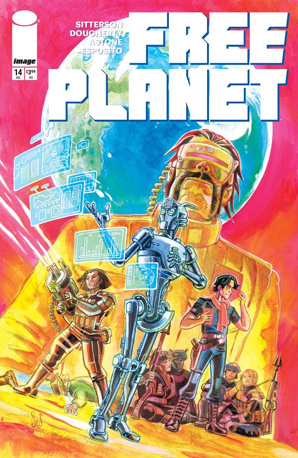 Free Planet #14 CVR B CVR B JED DOUGHERTY cover