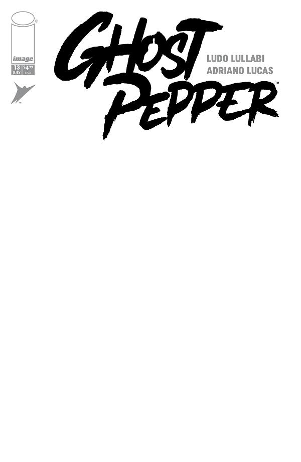 Ghost Pepper #13 CVR F CVR F BLANK SKETCH cover