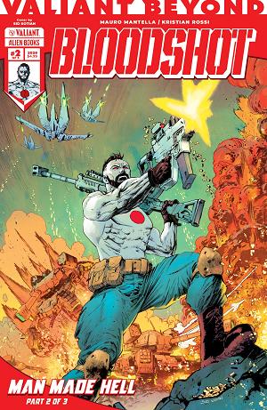 Valiant Beyond: Bloodshot --Man Made Hell Cover A (Grego) #5 Variant B (Kotian) cover