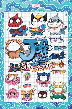 Jeff The Land Shark: Superstar #1 RIAN GONZALES FOIL VARIANT cover