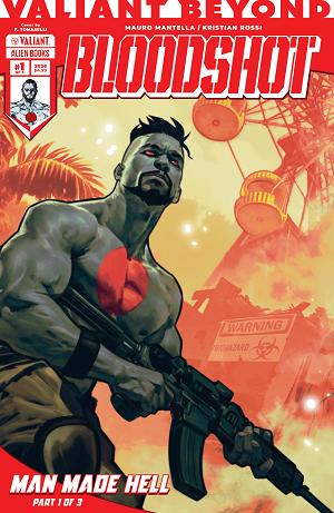 Valiant Beyond: Bloodshot --Man Made Hell Cover A (Wong) #4 Variant B (Tomaselli) cover