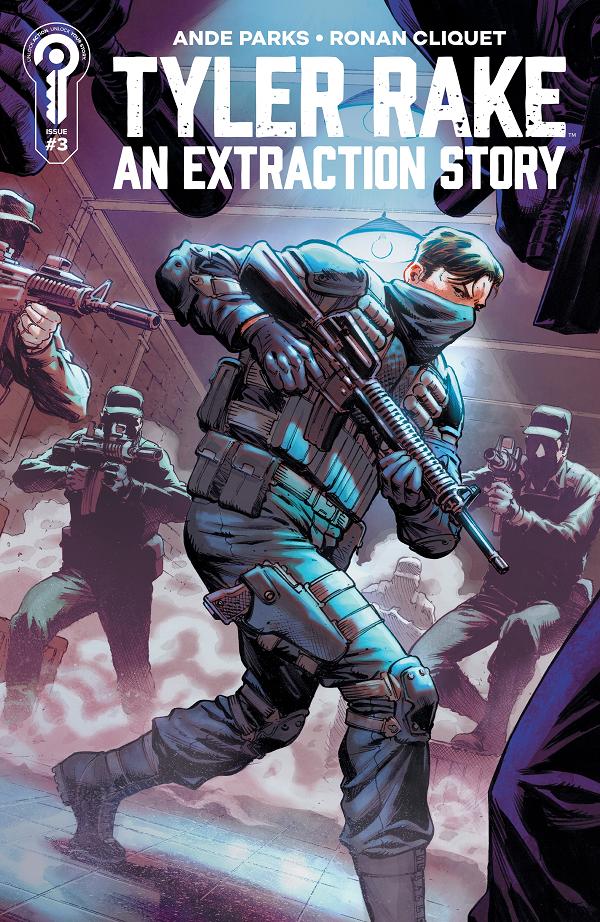 Tyler Rake: An Extraction Story Cover A Declan Shalvey #3 variant cover by Marco Santucci