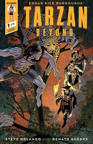 Tarzan Beyond Cover A (Alessio) #1 Variant C (Moore Wraparound Variant) cover