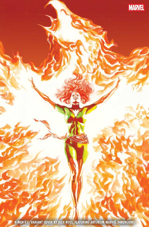 X-Men #31 ALEX ROSS MARVEL DIMENSIONS VARIANT cover