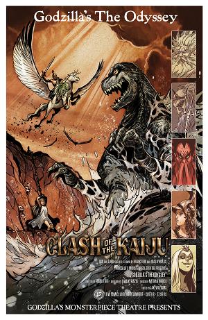 Godzilla’s Monsterpiece Theatre Presents: Godzilla’s The Odyssey Cover A (Scioli) #1 cover