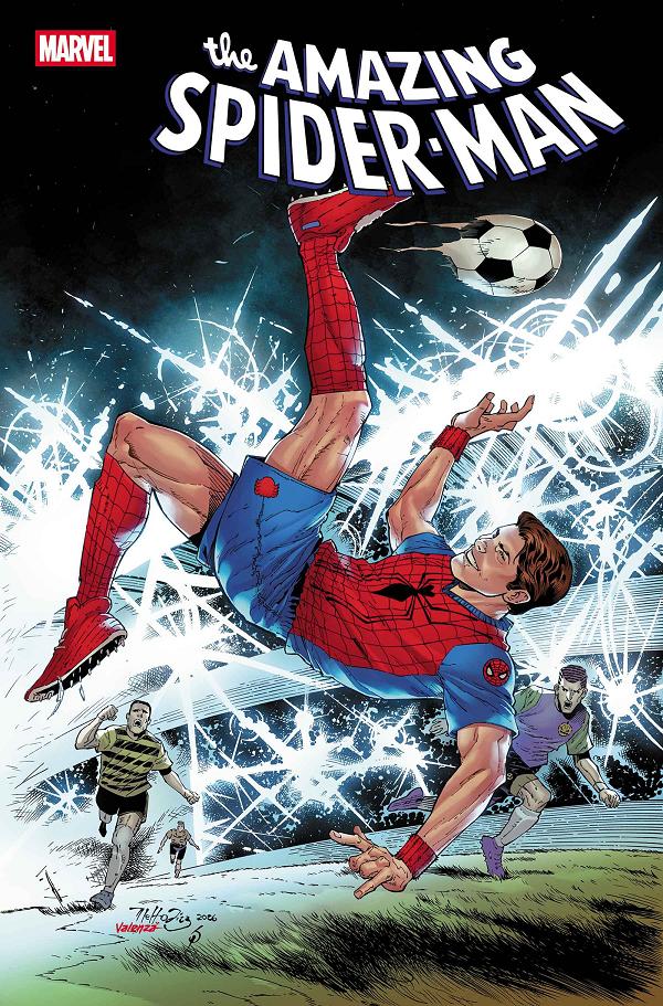 Amazing Spider-Man #30 NETHO DIAZ MARVEL SOCCER VARIANT cover