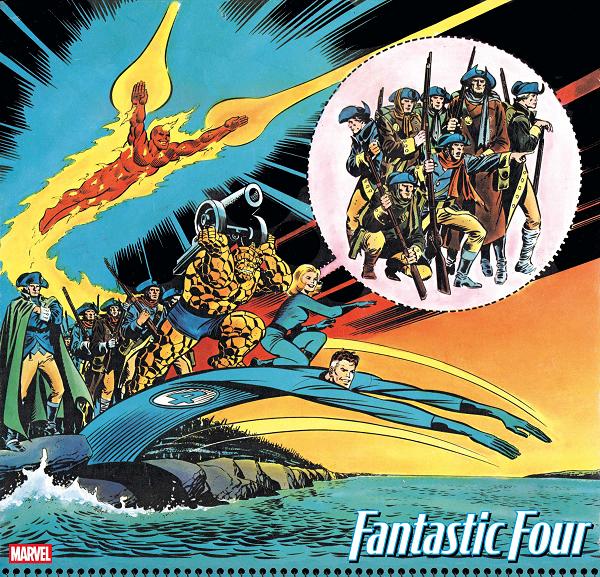 Fantastic Four #12 JOE SINNOTT BICENTENNIAL CALENDAR HIDDEN GEM VARIANT [1:50] cover