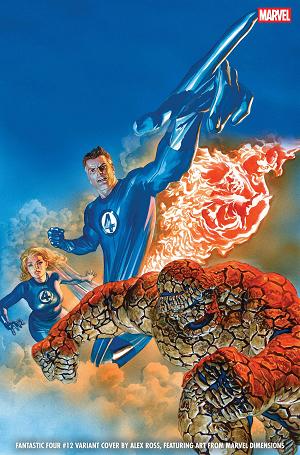 Fantastic Four #12 ALEX ROSS MARVEL DIMENSIONS VARIANT cover