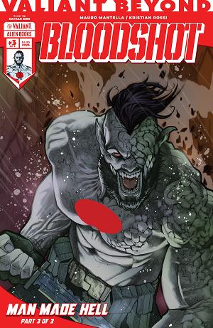 Valiant Beyond: Bloodshot --Man Made Hell Cover A (Fajardo) #6 Variant B (Birr) cover