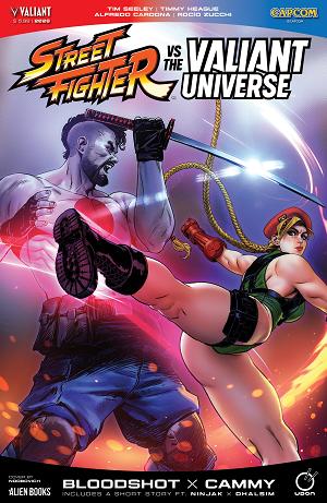 Street Fighter Vs. The Valiant Universe Special Cover A (Curzi) #1 cover