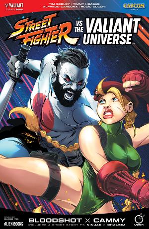 Street Fighter Vs. The Valiant Universe Special Cover A (Curzi) #1 cover